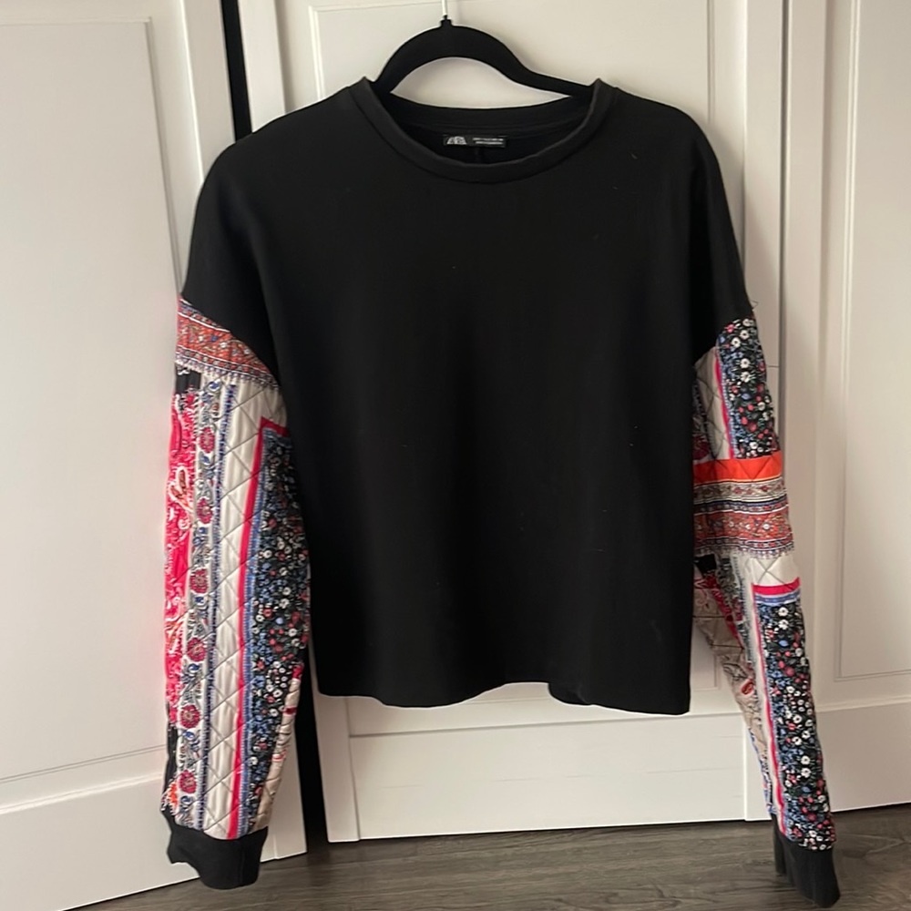 Zara Quilted Sweatshirt